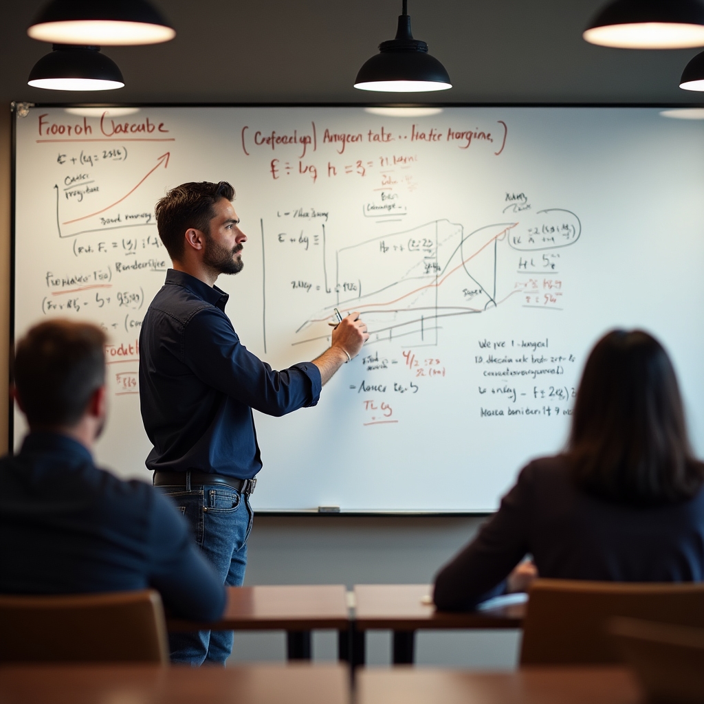 Contribution margin training for entrepreneurs