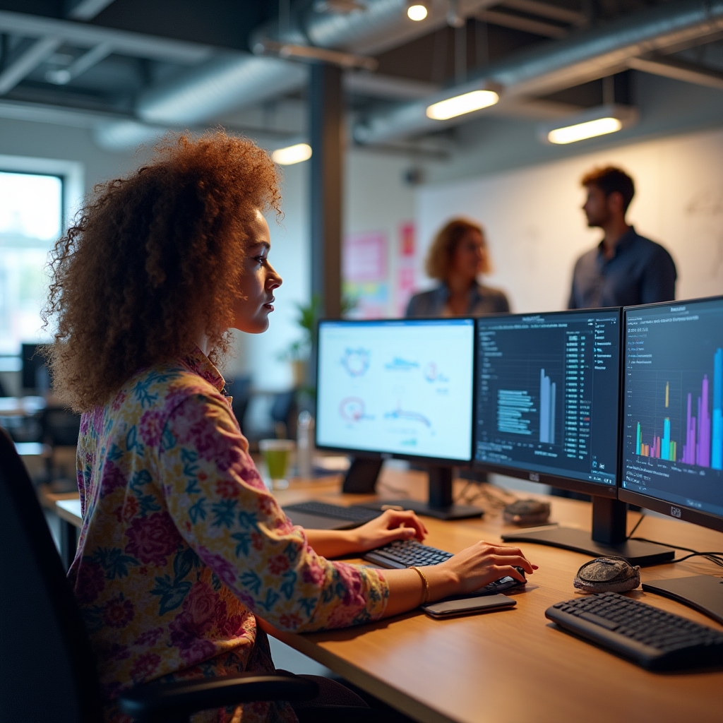 Entrepreneurs working on financial planning and cost spreadsheets