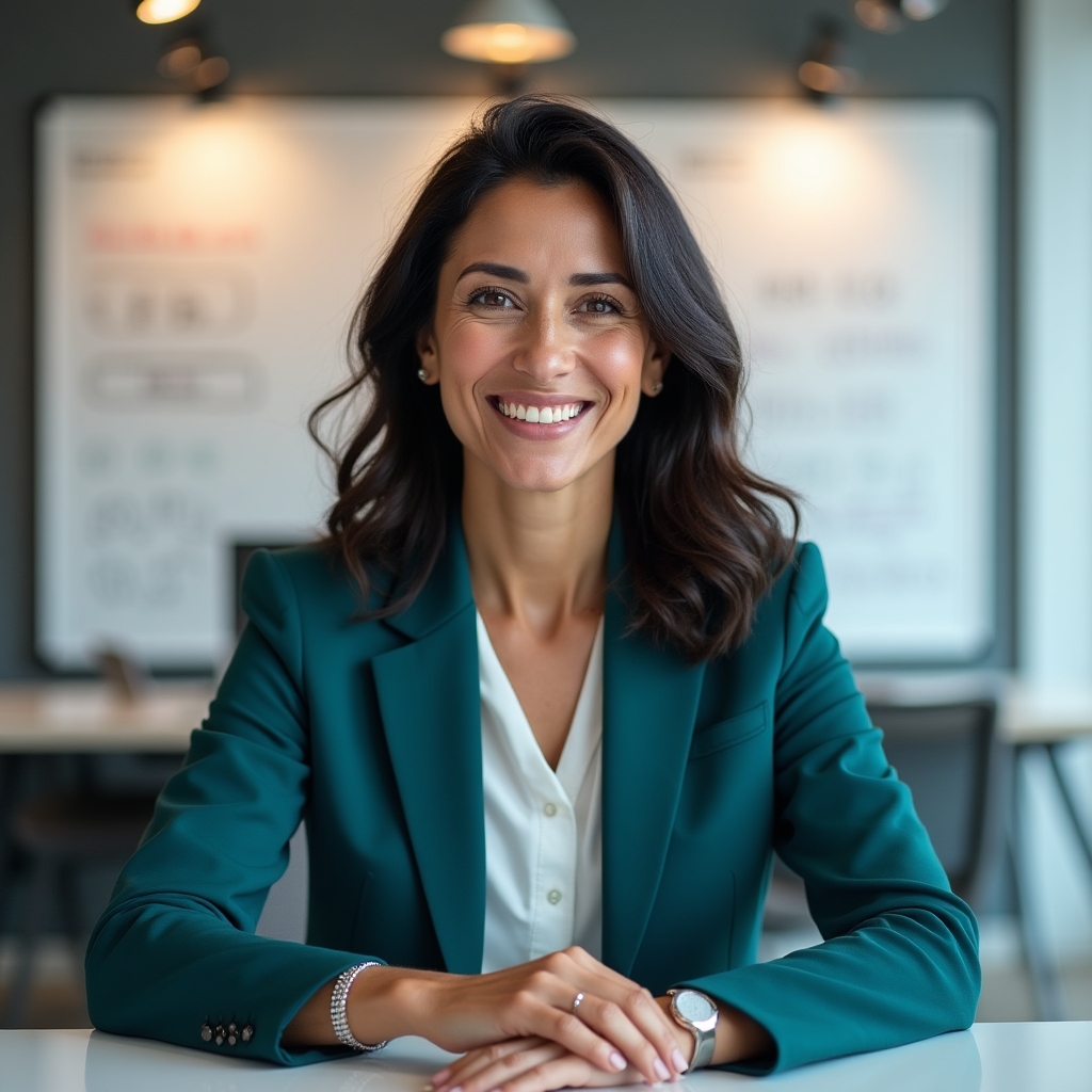 Business planning instructor working with entrepreneurs